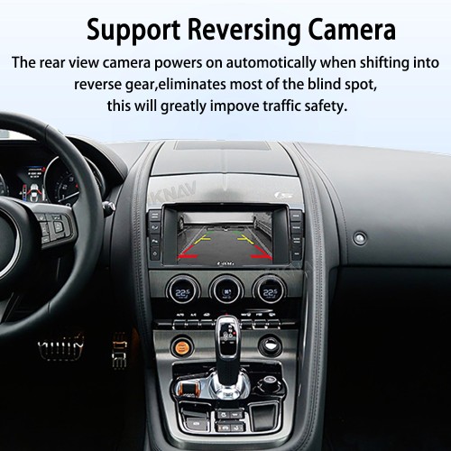 Viknav Linux System Wireless Carplay Android Auto Decorder Box For Jaguar F-Type 2013-2018 GPS Navigatipn Original Car Radio Screen