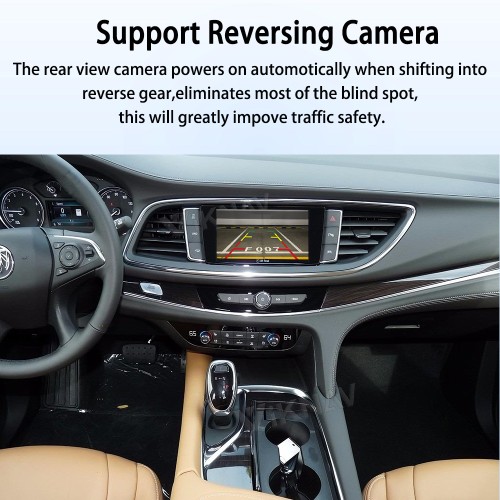Viknav Linux System Wireless CarPlay Android Auto Decoder Box for Buick Enclave 2014-2019 Upgrade Interface Original Screen