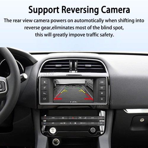 Viknav Linux Interface Box for Jaguar XE XF F-Pace 2016-2019 Wireless CarPlay Decoder Android Auto GPS Navigatipn Original Car Radio Screen