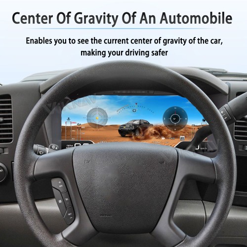 Viknav 12.1 inch Touch Screen Android Car Radio For Chevrolet Silverado GMC SIERRA 2007-2013 Wireless Carplay GPS Navigation With 15.1 Inch Car Digital Cluster