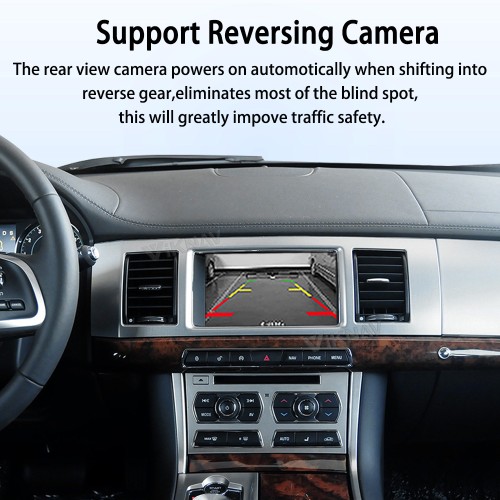 Viknav Linux System Wireless Carplay Android Auto Decorder Box For Jaguar XF 2012-2015 GPS Navigatipn Original Car Radio Screen