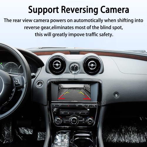 Viknav Linux System Wireless Carplay Android Auto Decorder Box For Jaguar XJ XJL 2010-2018 GPS Navigatipn Original Car Radio Screen