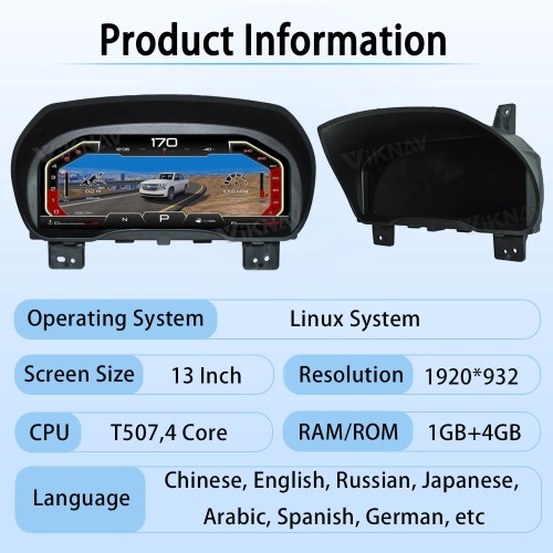 Viknav 15.6 inch Touch Screen Android Car Radio For Chevrolet Tahoe Suburban GMC Yukon 2014-2020 Wireless Carplay GPS Navigation With 13 Inch Car Digital Cluster