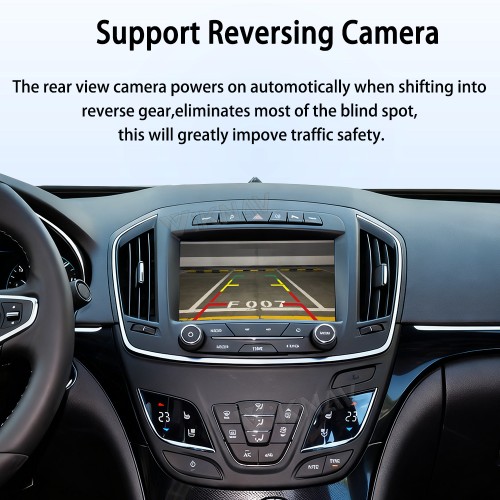 Viknav Linux System Wireless CarPlay Android Auto Decoder Box for Buick Regal 2014 2015 Upgrade Interface Retain OEM Screen Airplay Mirroring Box