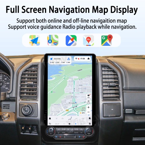 VIKNAV 14.4 inch Android Radio For Ford Expedition 2018 2019 2020 2021 2022 Car Radio Wireless Carplay Android Auto Stereo GPS Navigation Multimedia Player