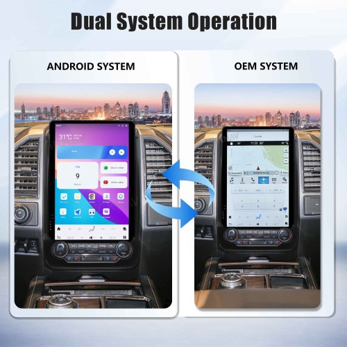 VIKNAV 14.4 inch Android Radio For Ford Expedition 2018 2019 2020 2021 2022 Car Radio Wireless Carplay Android Auto Stereo GPS Navigation Multimedia Player