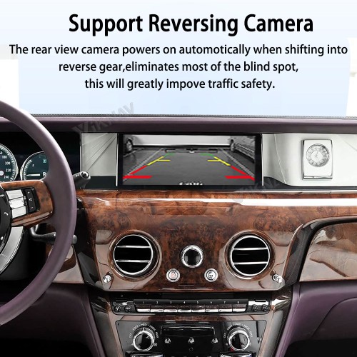 Viknav Linux System Wireless Carplay Android Auto Decorder Box For Rolls-Royce Phantom 2017-2018 GPS Navigatipn Original Car Radio Screen