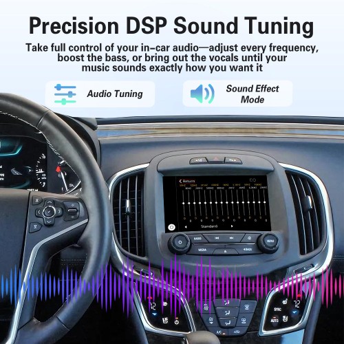 Viknav Linux System Wireless CarPlay Android Auto Decoder Box for Buick LaCrosse 2013-2016 Upgrade Interface Autolink Mirroring Box