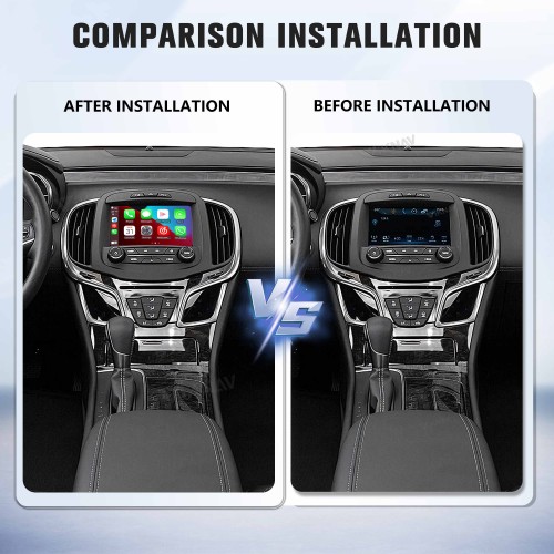 Viknav Linux System Wireless CarPlay Android Auto Decoder Box for Buick LaCrosse 2013-2016 Upgrade Interface Autolink Mirroring Box