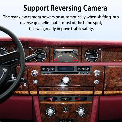 Viknav Linux System Wireless Carplay Android Auto Decorder Box For Rolls-Royce Phantom 2006-2012 GPS Navigatipn Original Car Radio Screen