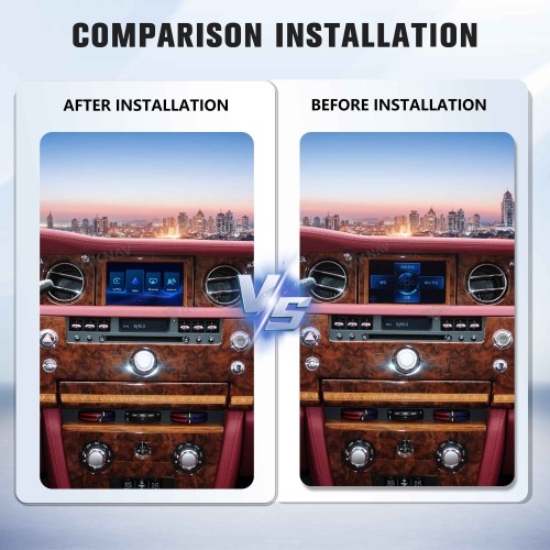 Viknav Linux System Wireless Carplay Android Auto Decorder Box For Rolls-Royce Phantom 2006-2012 GPS Navigatipn Original Car Radio Screen