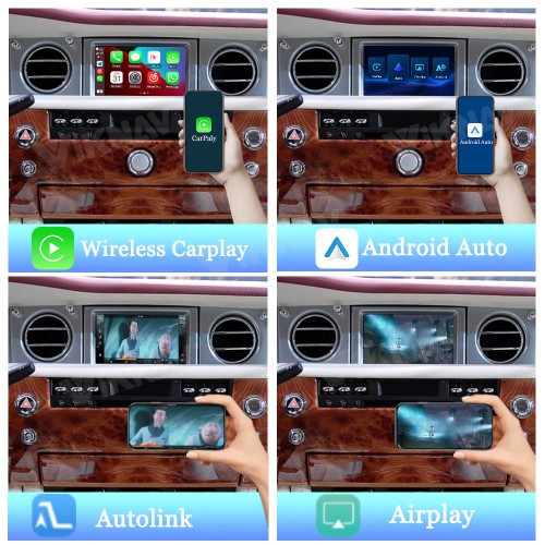 Viknav Linux System Wireless Carplay Android Auto Decorder Box For Rolls-Royce Phantom 2006-2012 GPS Navigatipn Original Car Radio Screen