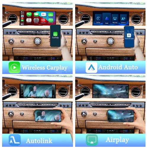 Viknav Linux System Wireless Carplay Android Auto Decorder Box For Rolls-Royce Phantom 2013-2016 GPS Navigatipn Original Car Radio Screen