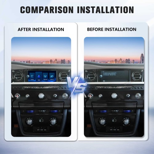 Viknav Linux System Wireless Carplay Android Auto Decorder Box For Rolls-Royce Phantom 2013-2016 GPS Navigatipn Original Car Radio Screen