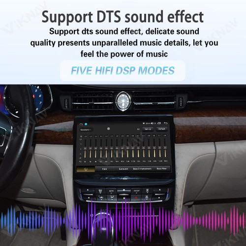 10.4 Inch Touch Screen Android System Car Radio For Maserati Quattroporte 2013-2017 Wireless Apple Carplay Multimedia Player GPS Navigation Head Unit(128GB)
