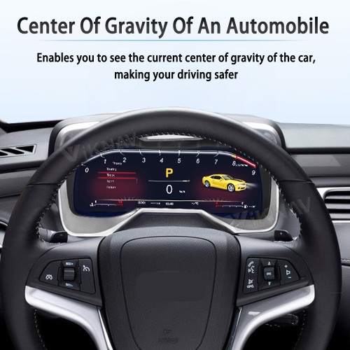 Viknav Upgrade Digital Gauge Cluster for Chevrolet Camaro 2010 -2015 Speedometer Multimedia IPS LCD Dashboard Stereo Instrument Unit