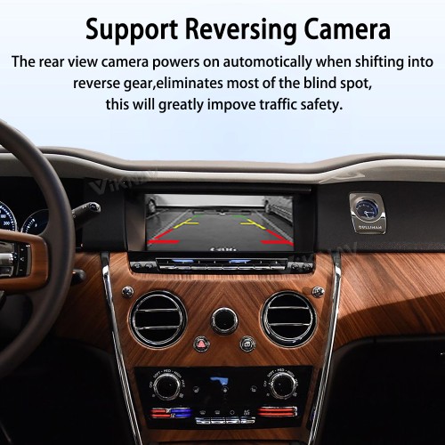 Viknav Linux System Wireless Carplay Android Auto Decorder Box For Rolls-Royce Cullinan 2015 Dawn 2016-2018 GPS Navigatipn Original Car Radio Screen