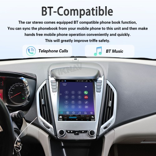 Viknav Upgrade Android Car Radio for Chevrolet Equinox GMC TERRAIN CHEVY EQUINOX 2010-2016 Carplay GPS Navigation Multimedia Stereo Video Player(128GB)