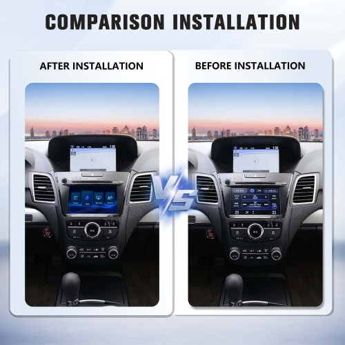 Viknav Linux System Wireless Carplay Android Auto Decorder Box For Acura RDX 2014-2017 GPS Navigatipn Original Car Radio Screen