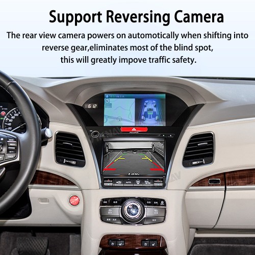 Viknav Linux System Wireless Carplay Android Auto Decorder Box For Acura RLX 2013-2018 GPS Navigatipn Original Car Radio Screen