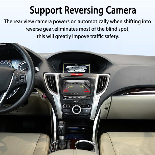 Viknav Linux System Wireless Carplay Android Auto Decorder Box For Acura TLX 2015-2019 GPS Navigatipn Original Car Radio Screen