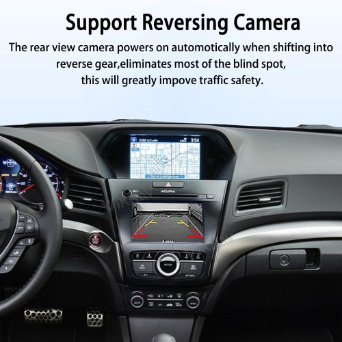 Viknav Linux System Wireless Carplay Android Auto Decorder Box For Acura ILX 2015-2018 GPS Navigatipn Original Car Radio Screen