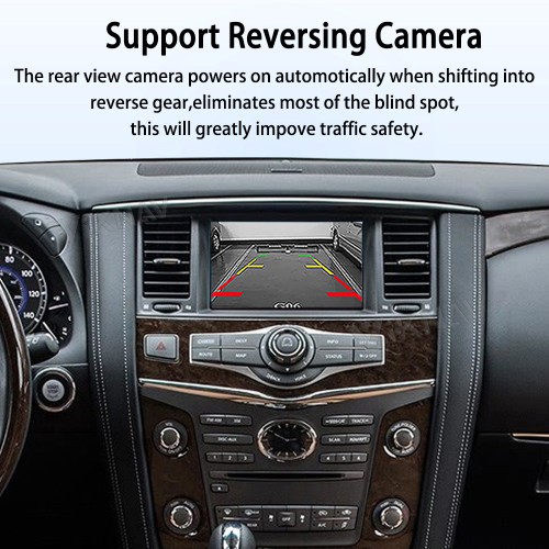 Viknav Linux System Decoder Box for Infiniti QX80 Wireless CarPlay Android Auto Upgrade Interface Retain OEM CUE Screen & Functions