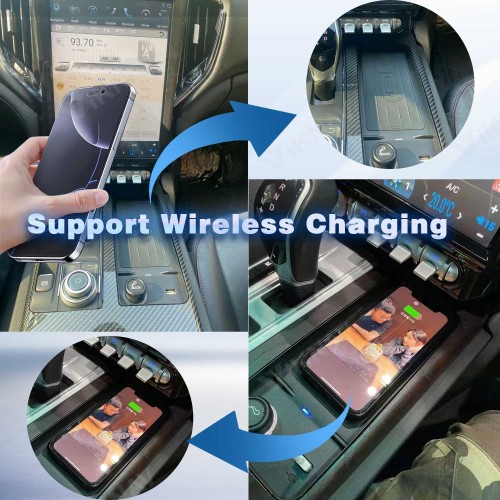 12.1 Inch Touch Screen Android System Car Radio For Maserati Ghibli 2014-2019 Wireless Apple Carplay Multimedia Player GPS Navigation Head Unit(128GB)