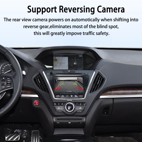 Viknav Linux System Wireless Carplay Android Auto Decorder Box For Acura MDX 2014-2017 GPS Navigatipn Original Car Radio Screen