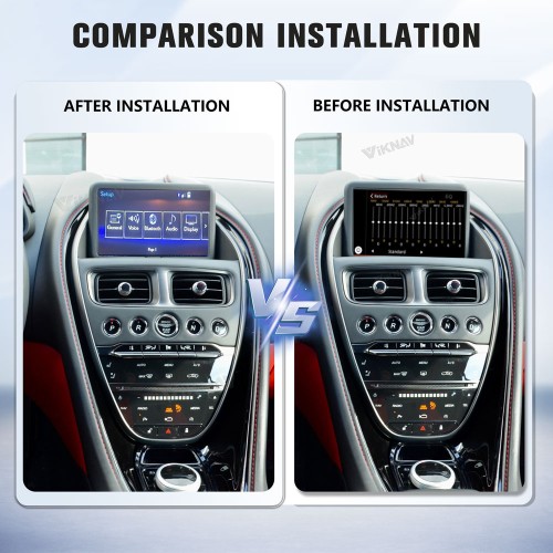 Viknav linux system wireless carplay android auto decoder box for Aston Martin DB11 Vantage GPS Navigatipn Original Car Radio Screen