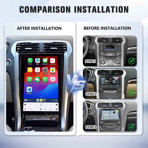 14.4 inch For Ford Mondeo 2013-2021 Android Car Radio Multimedia Player Auto audio Carplay Tape Recorder