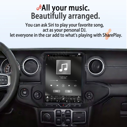 ViKNAV 12.1 Inch Android Car Radio For Jeep Wrangler 2018-2021 Multimedia Player Carplay Screen Navigation Head Unit