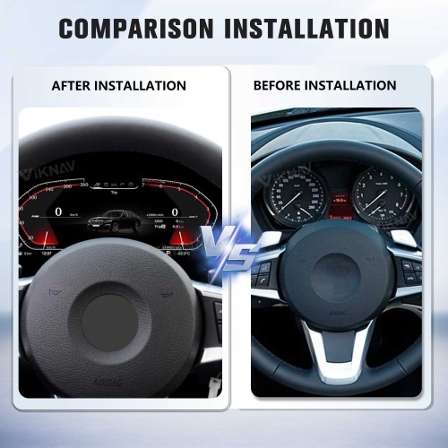 Viknav Digital Instrument Cluster 11 inch For BMW Z4 E89 2009-2016 Linux System Vertical Screen Car Speed Meter Car Dashboard Digital Panel Head Unit