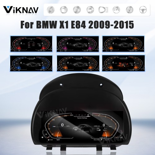 Viknav 11 inch Digital Cluster For BMW X1 E84 2009-2015 Vertical Screen Car Speedometer Car Dashboard Digital Panel Head Unit