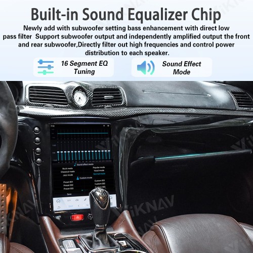 Android System 13.6 Inch Car Radio For Maserati GT 2007-2017 Auto Stereo Wireless Carplay GPS Navigation Multimedia Player Touch Screen (128GB)