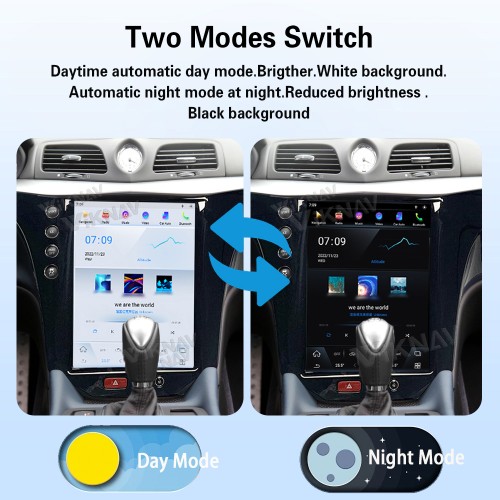 Android System 13.6 Inch Car Radio For Maserati GT 2007-2017 Auto Stereo Wireless Carplay GPS Navigation Multimedia Player Touch Screen (128GB)