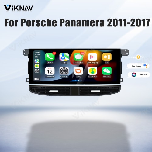 Android System 12.3 Inch Car Radio For Porsche Panamera 2011-2017 Auto Stereo Wireless Carplay GPS Navigation Multimedia Player Touch Screen (128GB)