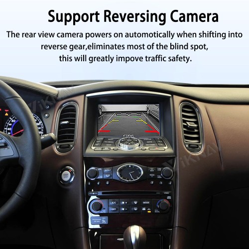 Viknav Linux System Decoder Box for Infiniti EX 2009-2013 Wireless CarPlay Android Auto Upgrade Interface Retain OEM CUE Screen & Functions