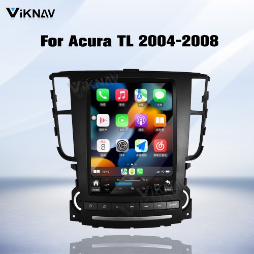 Viknav Android Car Stereo For Honda Acura TL  2004-2008 Car Radio Wireless Carplay Android Auto GPS Navigation Multimedia Player Head Unit 128GB