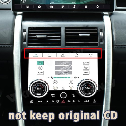 Viknav Digital AC Panel For Land Rover Discovery Sport L550 2015-2019 Air Conditioning Control AC Board Climate Temperature Control Touch Screen