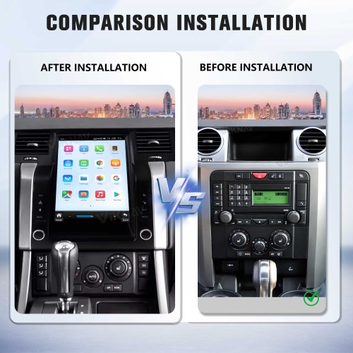 Viknav Android Radio For Land Rover Range Rover L320 2005-2009 Multimedia Player GPS Navigation Stereo Wireless Carplay Android Auto Touch Screen