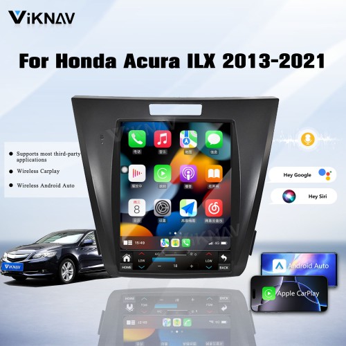 Viknav Android Car Stereo For Honda Acura ILX 2013-2021 Car Radio Wireless Carplay Android Auto GPS Navigation Multimedia Player