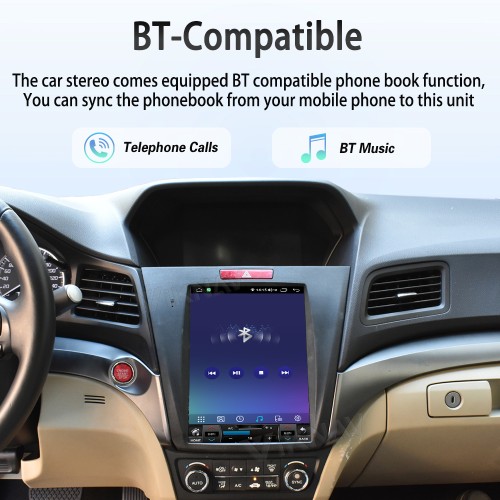 Viknav Android Car Stereo For Honda Acura ILX 2013-2021 Car Radio Wireless Carplay Android Auto GPS Navigation Multimedia Player