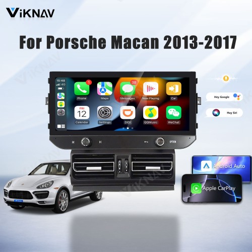 Android System 12.3 Inch Car Radio For Porsche Macan 2013-2017 Auto Stereo Wireless Carplay GPS Navigation Multimedia Player Touch Screen Had Unit(128GB)