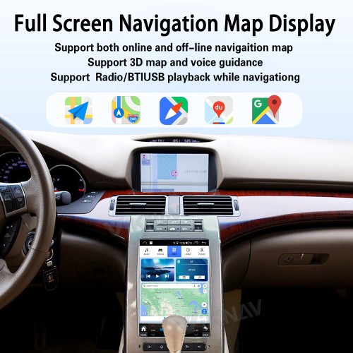 Viknav Android Car Stereo For Honda Acura RL Honda Legend KB1 2 2006-2010 Car Radio Wireless Carplay Android Auto GPS Navigation Multimedia Player Head Unit 128GB