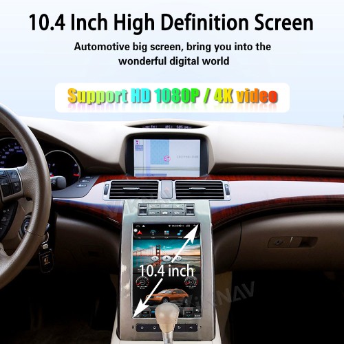Viknav Android Car Stereo For Honda Acura RL Honda Legend KB1 2 2006-2010 Car Radio Wireless Carplay Android Auto GPS Navigation Multimedia Player Head Unit 128GB