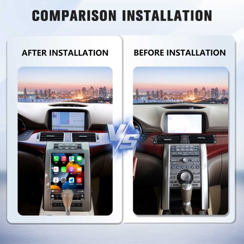 Viknav Android Car Stereo For Honda Acura RL Honda Legend KB1 2 2006-2010 Car Radio Wireless Carplay Android Auto GPS Navigation Multimedia Player Head Unit 128GB