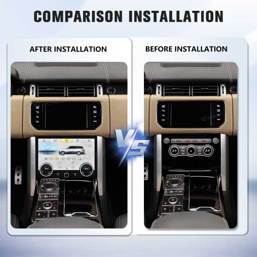 Viknav LCD 10.4 Inch AC Panel Touch Screen For Land Rover Range Rover Vogue L405 2013-2017 Air Conditioning Switch Climate Control Dashboard