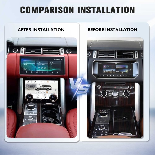 Viknav 10.4 Inch AC Panel Touch Screen For Land Rover Range Rover Vogue L405 2013-2017 Digital Display Air Conditioning Switch Climate Control Dashboard