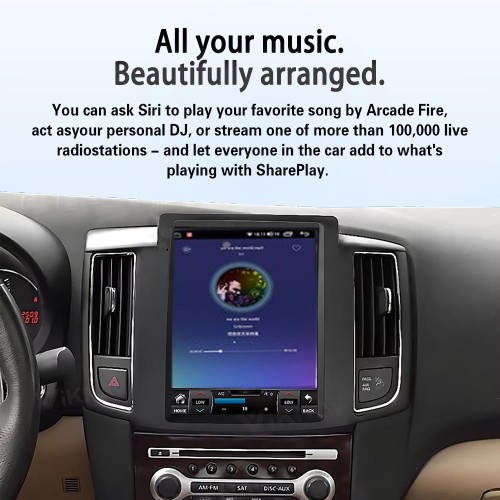 Viknav 10.4" Touch Screen Car Radio For Nissan MAXIMA ( 2008 2009 2010 2011 2012 ) Multimedia Player Android Auto GPS Navigation Wireless Carplay